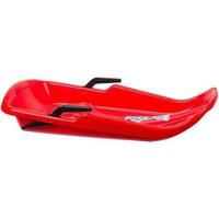 Nijland Slee plastic met rem en trekkoord rood - thumbnail
