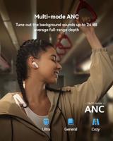 HUAWEI FreeBuds SE 4 ANC, draadloze oordopjes, 50 uur lange batterijduur, multi-mode Actice ruisonderdrukking voor woon-werkverkeer en kantoor, 4,3 g lichtgewicht oortelefoons, Bluetooth 5.4, helder - thumbnail