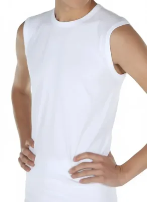 Jongens Comfort Feeling katoen mouwloos shirt - Jongens ondershirt zonder mouwen - Katoen