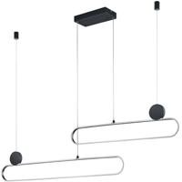 LED Hanglamp - Hangverlichting - Trion Grada - 54W - Aanpasbare Kleur - Dimbaar - Rechthoek - Geborsteld Zilver - Aluminium - thumbnail