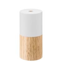 Light depot - combi fitting rond E27 - wit / hout - Outlet - thumbnail