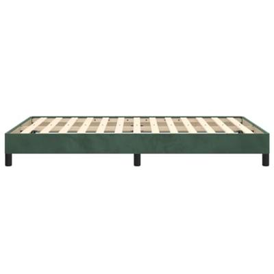 Bedframe fluweel donkergroen 120x190 cm Bedframe fluweel donkergroen 120x190 cm
