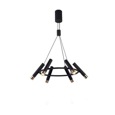 Searchlight Ronde design hanglampCylinder - 31651-6BK