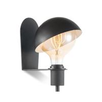Wandlamp Dyna 20/18/18cm, Zwart, Muurlamp gemaakt van metaal, geschikt voor E27 LED lichtbron, wandlamp geschikt voor woonkamer, slaapkamer - thumbnail