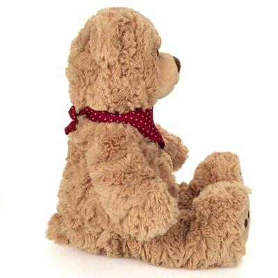 TEDDY HERMANN Teddy Curtis knuffel met sjaal 30 cm bruin