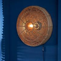 Light & Living Wandlamp 'Mataka' 51cm, rotan naturel - thumbnail