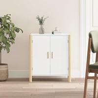 Dressoir 62x38x70 cm bewerkt hout wit - thumbnail