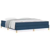 Boxspring bed Blauw en Bruin 180 x 200 cm - thumbnail