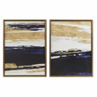 Schilderij DKD Home Decor Abstract (60 x 3 x 80 cm) (2 Stuks) - thumbnail