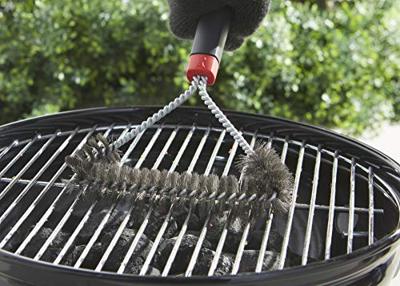 Weber Driezijdige reinigingsborstel grillreinigingsborstel - thumbnail