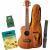 BumbleBee BUC30 Concert Ukulele Pack NL concert ukelele starterset met Nederlandstalig boekje - thumbnail