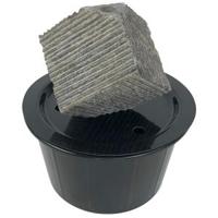 Kubus waterornament natuursteen 25 cm doorsnede - thumbnail