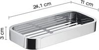 Zeephouder Sapho Smart 24.1x3x11.1 cm Chroom Sapho - thumbnail
