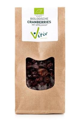 Vitiv Cranberries appeldiksap bio 500 Gram