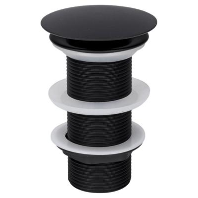 Wastafel Afvoerplug Differnz Always Open 7 cm Mat Zwart