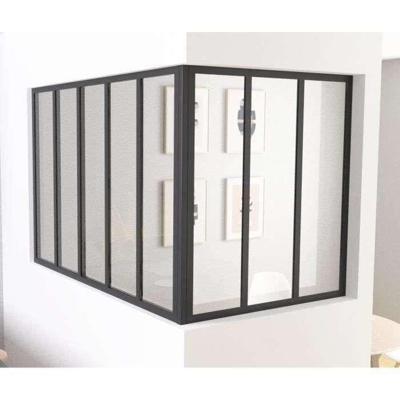 OPTIMUM Hoekpaal voor zwart glazen dak - 108 cm
