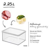 Rotho Loft Bewaardoos 2.25 liter wit - thumbnail