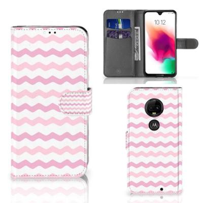 Motorola Moto G7 | G7 Plus | Telefoon Hoesje | Waves Roze Motorola Moto G7 | G7 Plus | Telefoon Hoesje | Waves Roze