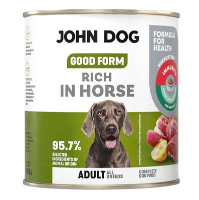 JOHN DOG Good Form Rich in horse - natvoer voor honden - 800g