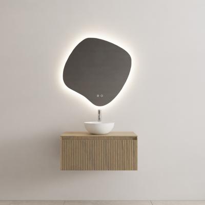 Onderkast Gliss Design Timotheus 70 CM Incl. Topplaat Ash Grey Onderkast Gliss Design Timotheus 70 CM Incl. Topplaat Ash Grey