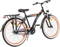 AMIGO Roady 26 Inch Jongens Terugtraprem Zwart/Oranje - thumbnail