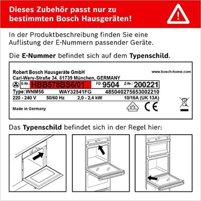 Bosch HEZ631070 Oven accessoire Grijs
