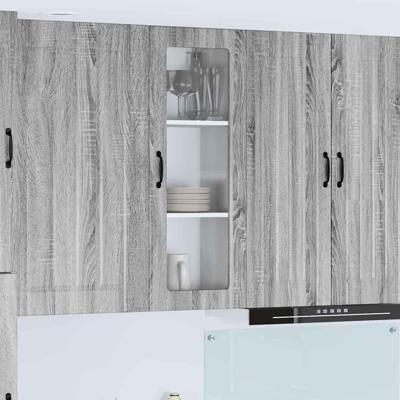 Keukenkast aan de muur met plank Grijs Sonoma 40 x 31 x 100 cm Keukenkast aan de muur met plank Grijs Sonoma 40 x 31 x 100 cm