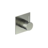 Inbouw Douchemengkraan Hotbath Cobber 1-hendel Vierkant Geborsteld Nikkel - thumbnail