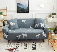 Sofa covers all-inclusive slip-resistente sectionele elastische volledige Bank cover sofa cover en kussensloop specificatie: drie stoel + 2 stks kuss - thumbnail