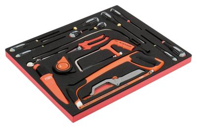 Bahco Foaminlay Fit&Go 3/3 met diverse gereedschappen - 17-delig - FF1A5015
