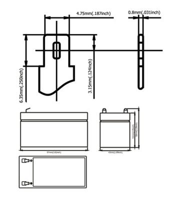 Ultracell loodaccu 12v 1,3Ah Ultracell loodaccu 12v 1,3Ah
