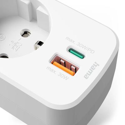 Hama 00223343 USB-laadbus Wit