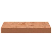 Wastafelblad 80x40x4 cm massief beukenhout - thumbnail