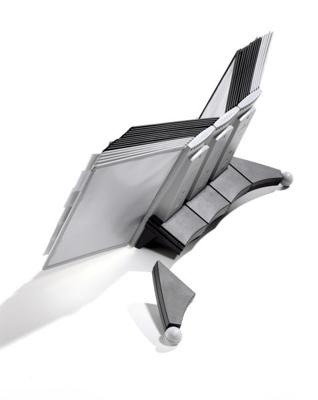 Durable Sherpa Table 10 uitbreidingsmodule voor ref. D563200: set van 10 zichtpanelen grijs/zwart