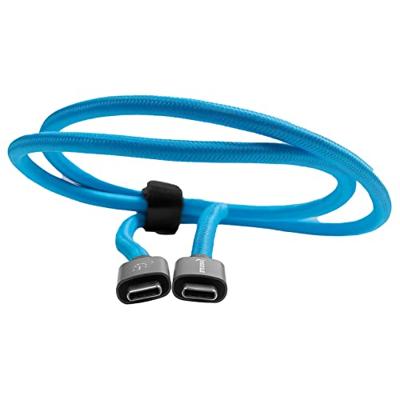 Kondor Blue Thunderbolt 4 USB 4.0 Type C kabel Blazing 40G Speeds 5A 100W recht 6Ft Kondor Blue Thunderbolt 4 USB 4.0 Type C kabel Blazing 40G Speeds 5A 100W recht 6Ft