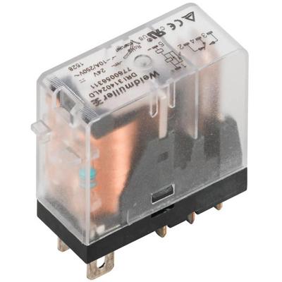 Weidmüller DRI314024LD Steekrelais 24 V/DC 10 A 1x wisselcontact 20 stuk(s) Piece