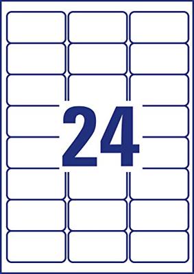 Avery-Zweckform L7970-25 Diepvriesetiketten 63.5 x 33.9 mm Papier Wit 600 stuk(s) Permanent hechtend Inkjet, Laser (zwart/wit), Laser (kleur), Kopiëren Avery-Zweckform L7970-25 Diepvriesetiketten 63.5 x 33.9 mm Papier Wit 600 stuk(s) Permanent hechtend Inkjet, Laser (zwart/wit), Laser (kleur), Kopiëren