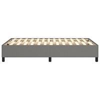 Boxspringframe stof donkergrijs 120x200 cm - thumbnail