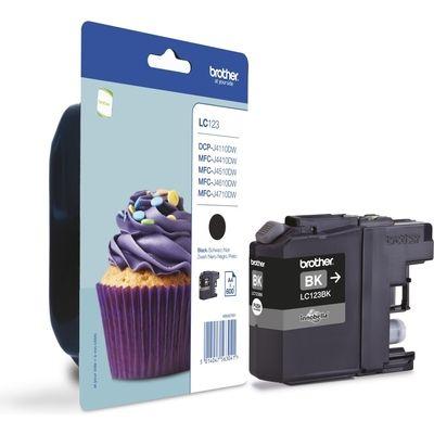 Brother inktcartridge, 600 pagina's, OEM LC-123BK, zwart Brother inktcartridge, 600 pagina's, OEM LC-123BK, zwart