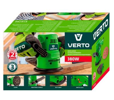 Verto cirkel schuurmachine 125mm, 380w