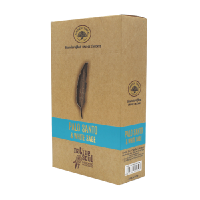 Smudge Wierook - G.T. Native Soul - Palo Santo en White Sage (12 x 15 g)