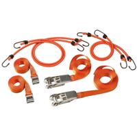 Masterlock House moving set w/ 4 bungees steel hook (2*60cm + 2*80cm)+ 2 lashing - 3249EURDAT - thumbnail