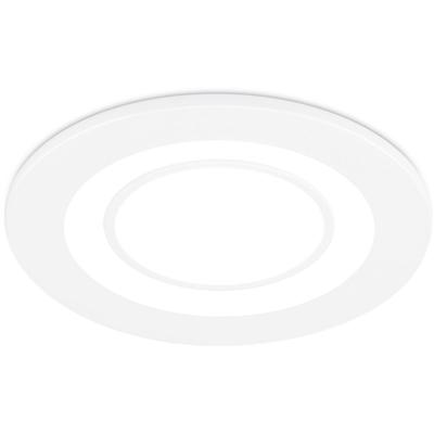 LED Inbouwspot 5W - Ø80mm - Warm Wit 3000K - Mat Wit - Kunststof