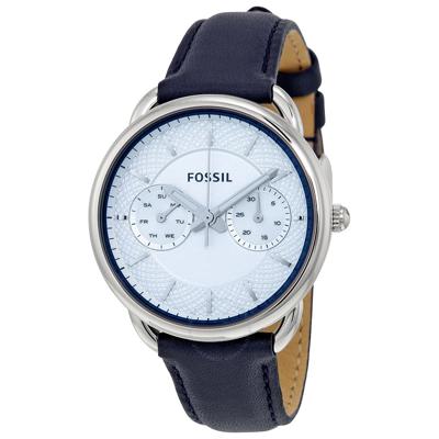 Horlogeband Fossil ES3966 Leder Blauw 16mm Horlogeband Fossil ES3966 Leder Blauw 16mm