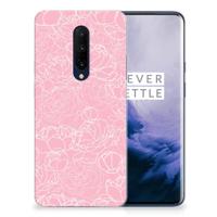 OnePlus 7 Pro | TPU Case | White Flowers - thumbnail