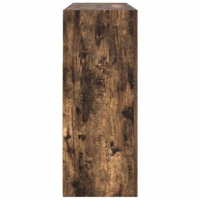 Dressoir Gerookt eiken 116 x 30 x 75 cm Bewerkt hout