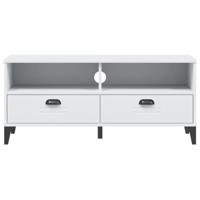 Tv-meubel VIKEN massief grenenhout wit - thumbnail