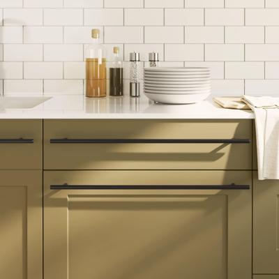 VidaXL Handvatten 5 st 480 mm roestvrij staal zwart