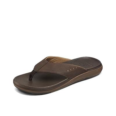 REEF Cushion Norte Slipper Heren Dark Brown 9