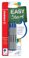 Rollerpenvulling stabilo easyoriginal f 6st blauw - thumbnail
